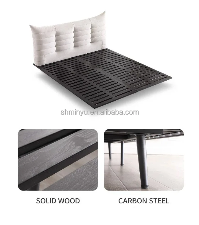 Modern Minimalist Suspended Bed Baxter Designer Double Suspended King