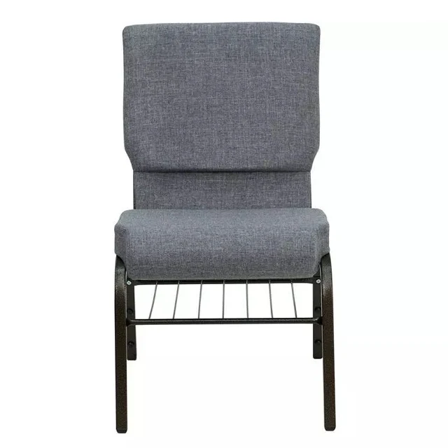 Modern Design Fabric Metal Church Chairs New Style Stackable Theater Furniture for School and Hospital Use