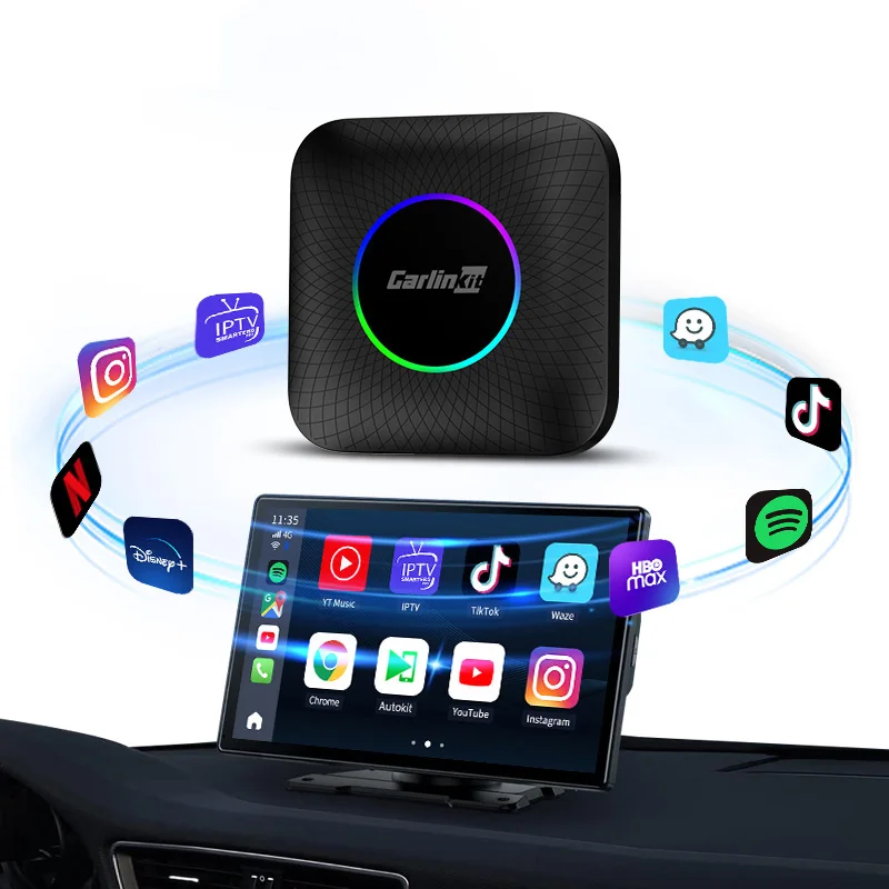 OEM Carlink Android 13 Car TV Box - Wireless Carplay Adapter