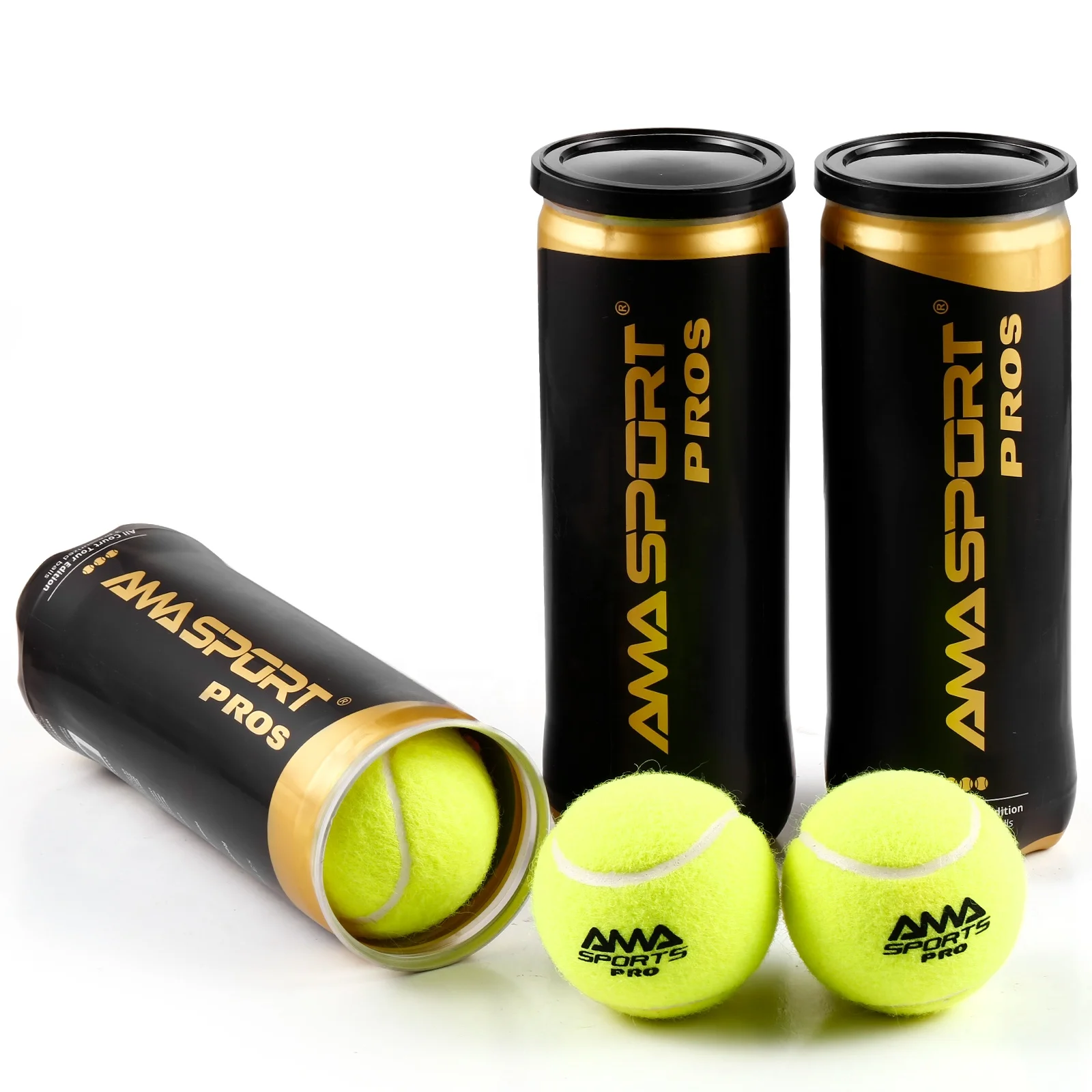 Tn01 Itf Approval Tournament Tennis Ball P45 High Visibility Felt Woven Custom Pressurized