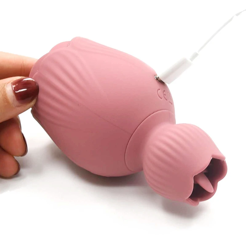 Rose Rose Sucks and Licks Sex Toy Clitoral Suction Clitoris Clit Sucker  Nipple Stimulator Sex Toys