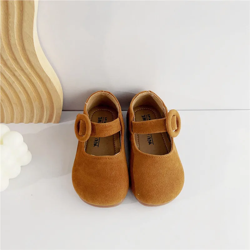 2024 Vintage Spring Autumn Baby Flat Shoes Leather Princess Baby Girl   Hf97981de415a4ad98f799cc88b1c4ecfI 