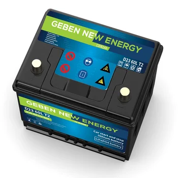 GEBEN Factory Wholesale 12v 60Ah Car batteries system Automotive jump start battery for car start-stop battery