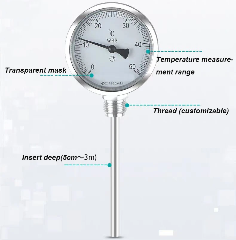 High-precision Bimetallic Thermometer