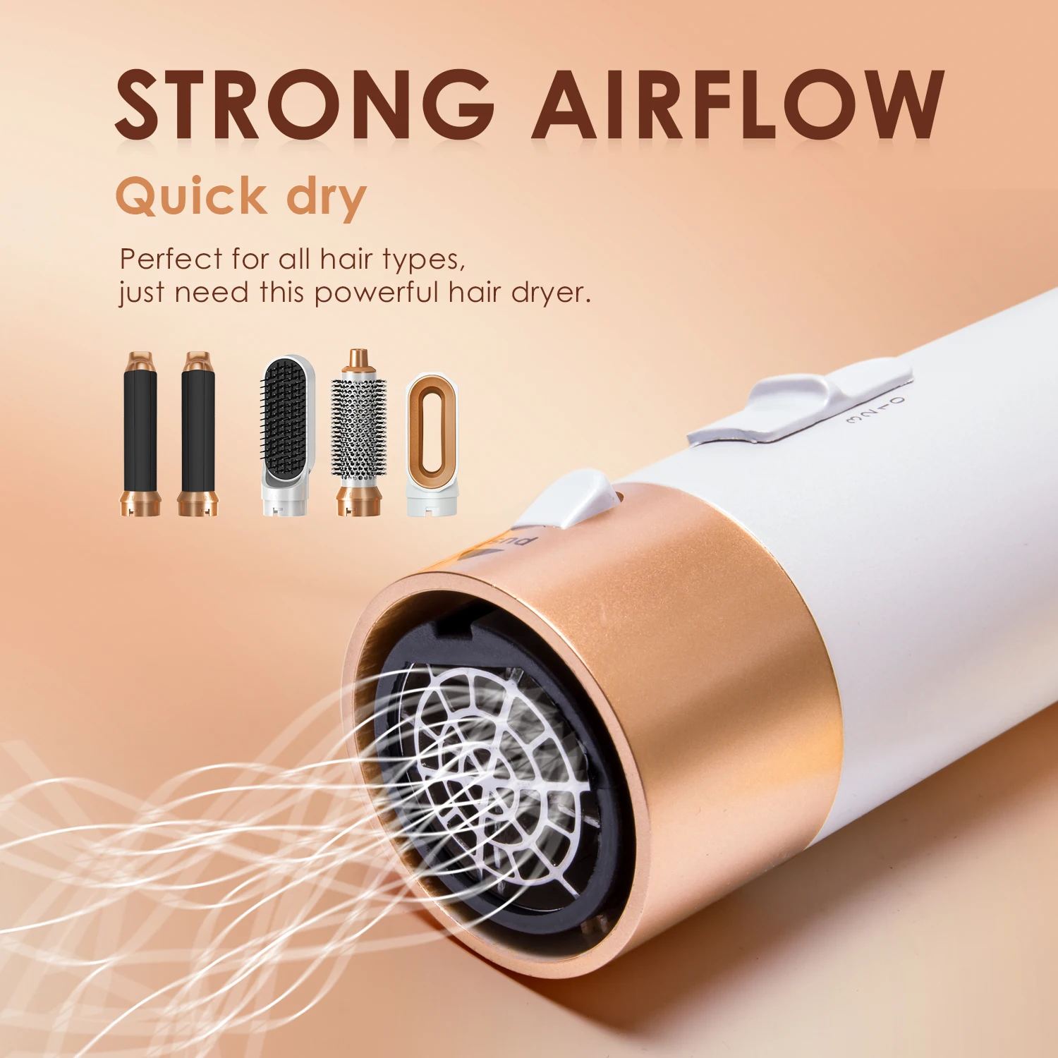 Buy China Wholesale Hot Air Styler Brush Hair Dryer Comb 5-in-1 Set Hair  Curler Straightener Dryer Brush & 5 In 1 Hair Curler $28.5