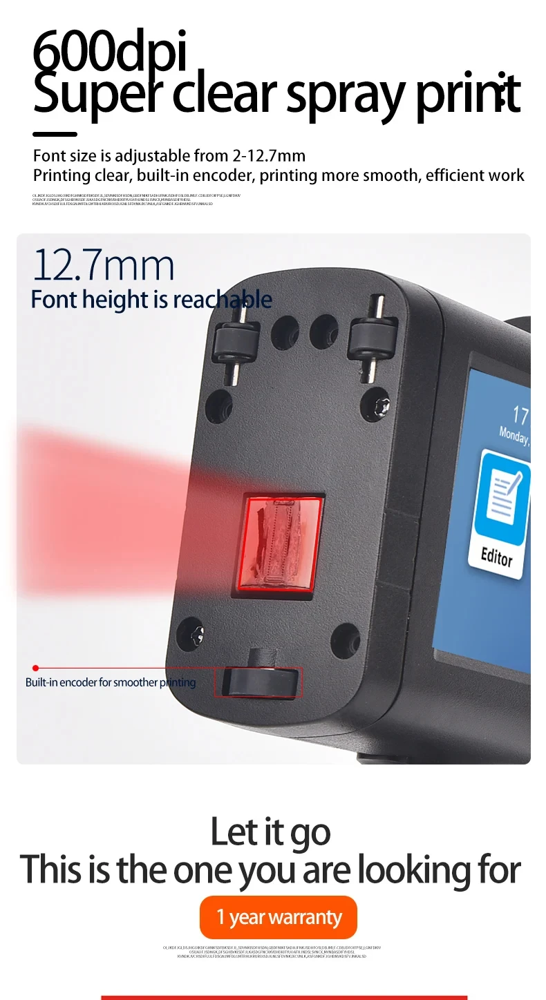 Printer Online Plastic Logo Bag Label Round Objects Expire Date Coding Machine For Printing