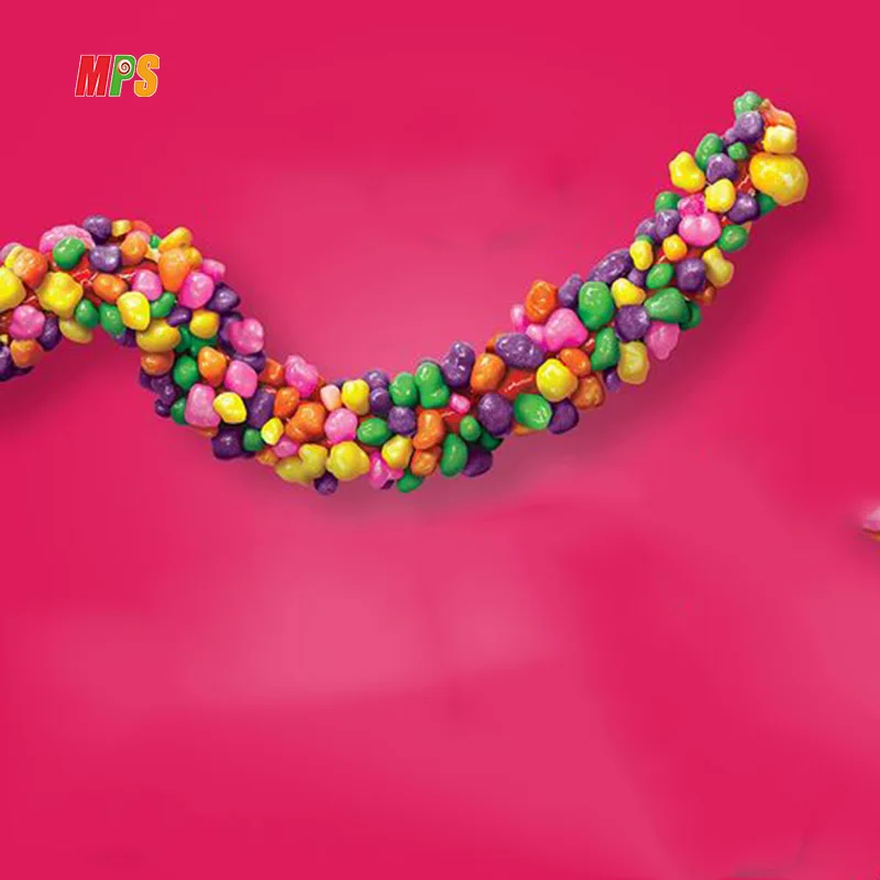 Fresh Delicious Gummy Clusters Candy Multicolour Sour Big Chewy Candy