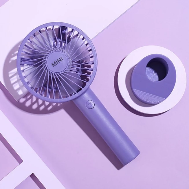 handheld usb mini fan portable handheld rechargable cooling fan