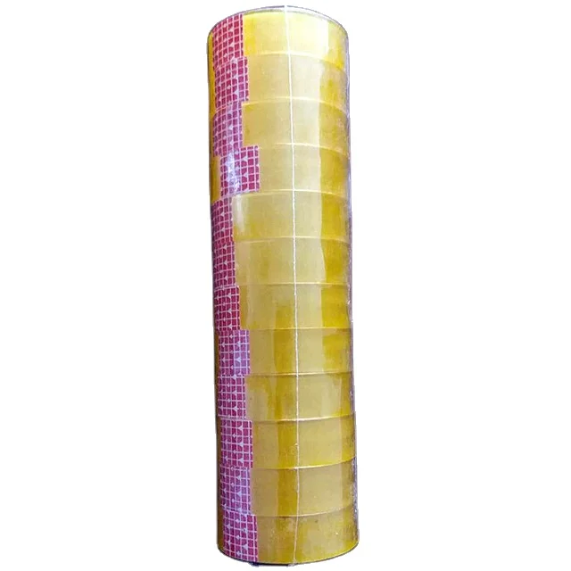 Односторонняя канцелярская Лента bopp 12 шт. в трубке 8 термоусадочная лента для стола офисная Студенческая использования подарочной упаковке