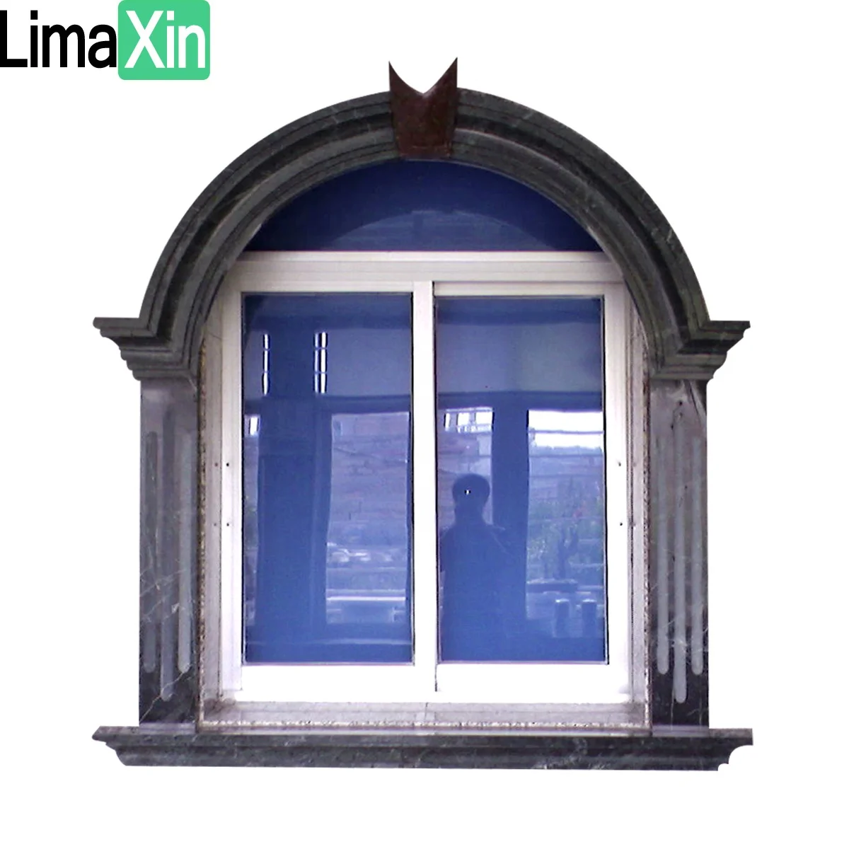 Marble Window Frame Design High End House Exterior Wall Decoration Stone Window Surround