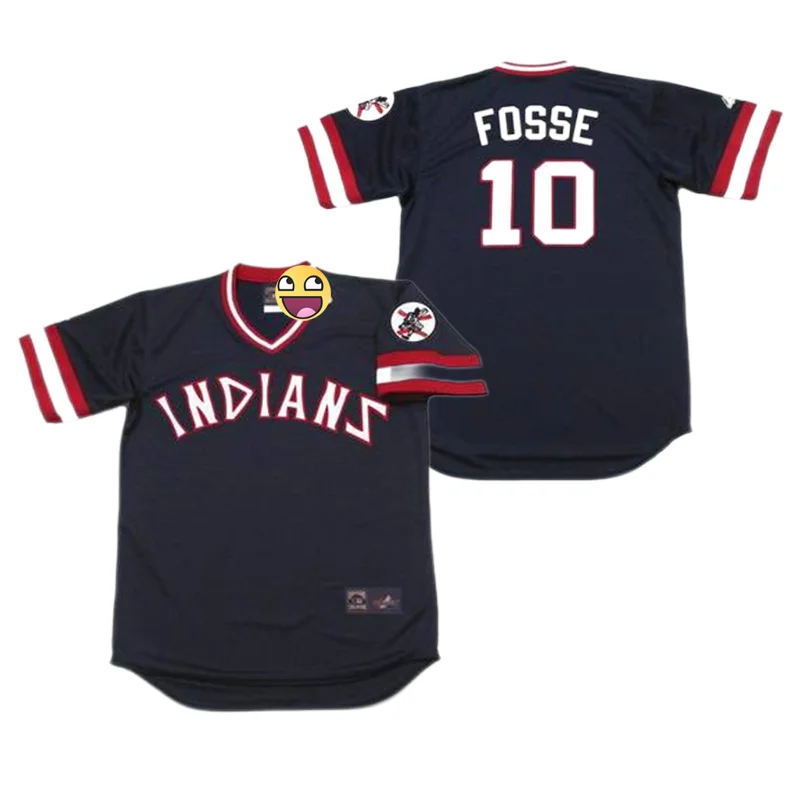 1976 CLEVELAND INDIANS JERSEY MENS L