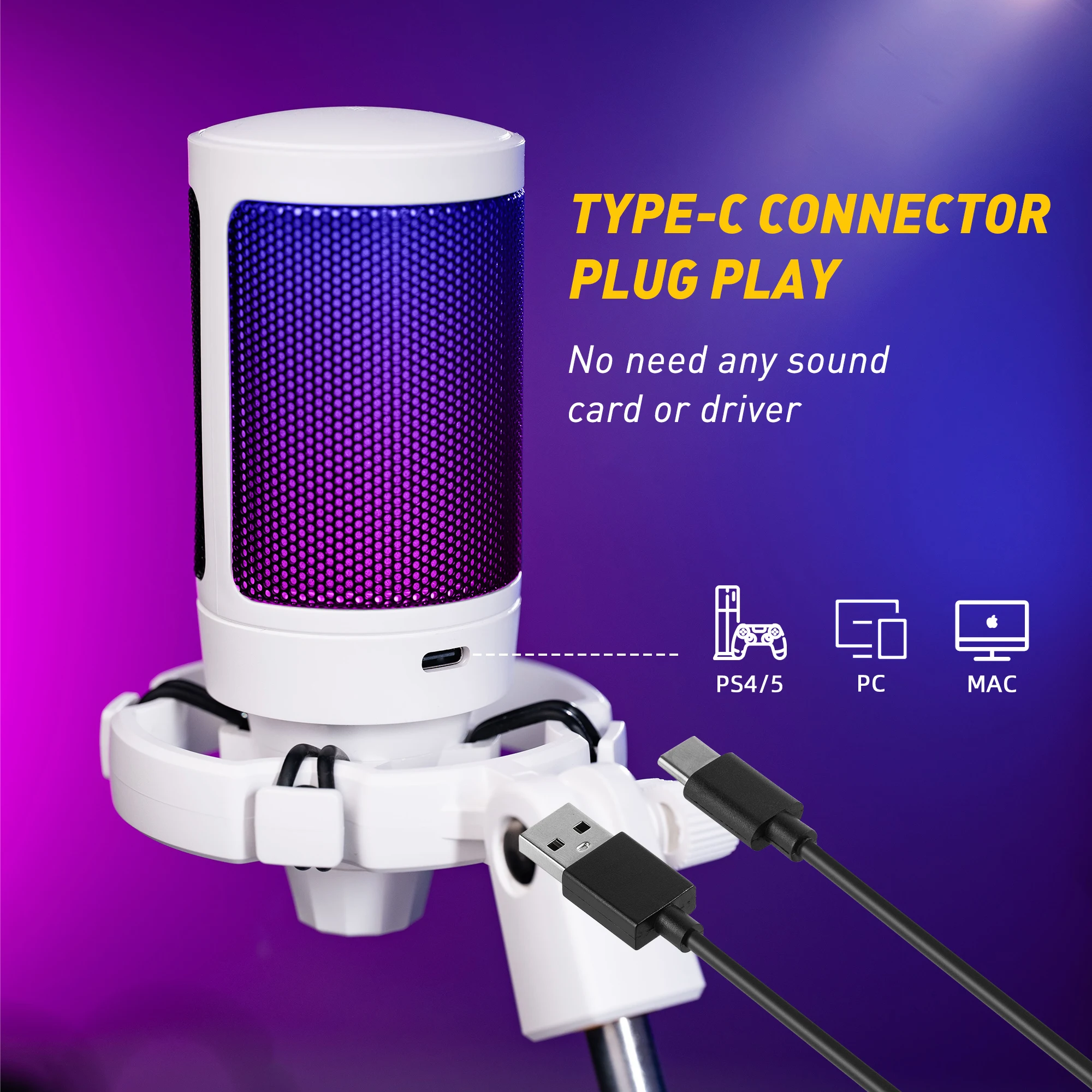 配信機器・PA機器・レコーディング機器 fifine AMPLIGAME A6T Amazon.co.jp: FIFINE USB コンデンサーマイク RGB光り