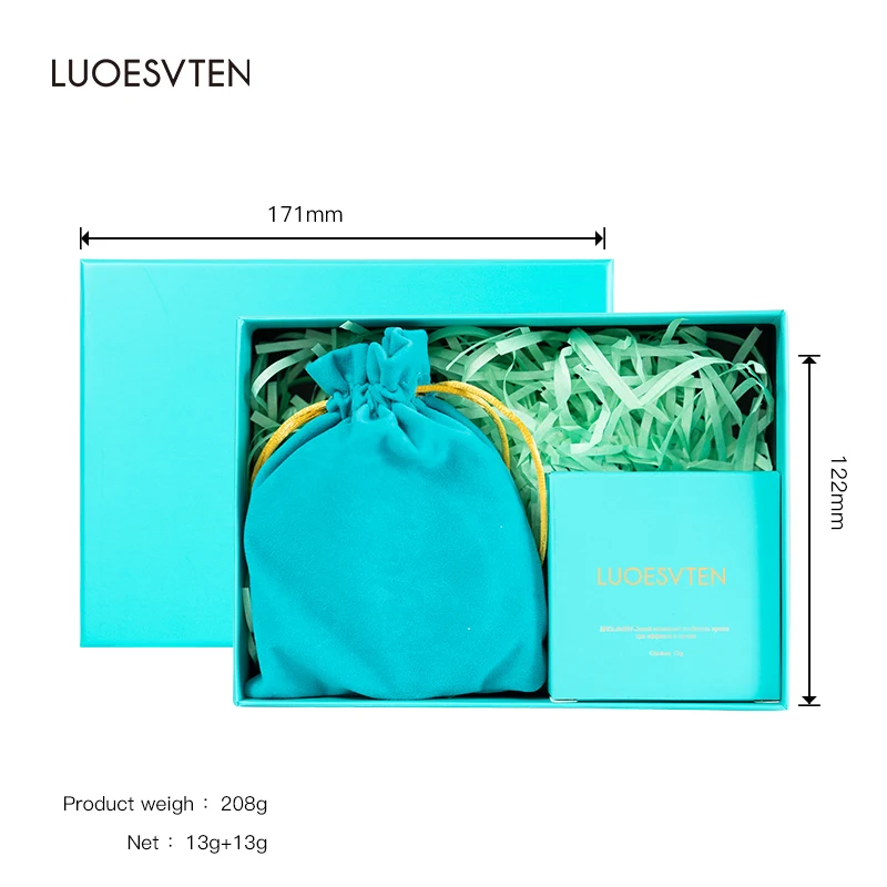 Private Label Green Diamond Shape Three Colors Brighten Concealing Correct Skin Tone 3 in 1 Foundation air Cushion with Gift Box