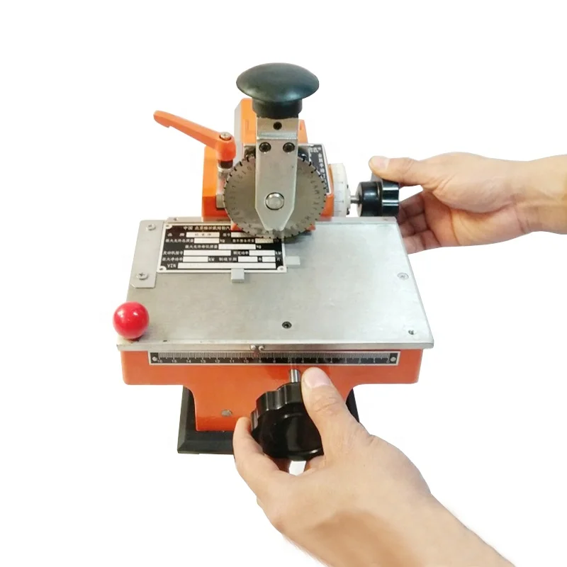Metal Plate Name Number Engraver Cutting Steel Plate Name Number Plate for Dog Tag Marking Machine Engraving Machine