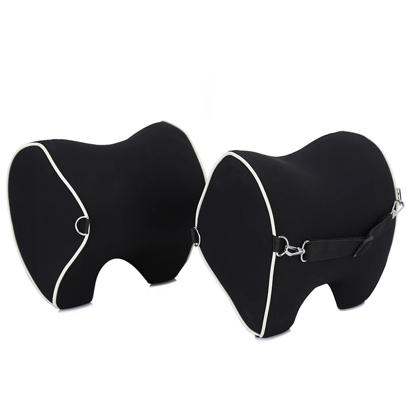 High Quality Driver Removable 3D Design Memory Foam Adjustable Seat Neck Support Car Headrest Pillow Cushion