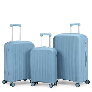 Classic 20 24 28 Inch Lightweight Business Carry-On Luggage Sets Modern Outdoor Travel Trolley Bags with Lock Large Suitcase