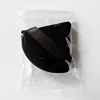 1 pièce noire avec sac en plastique