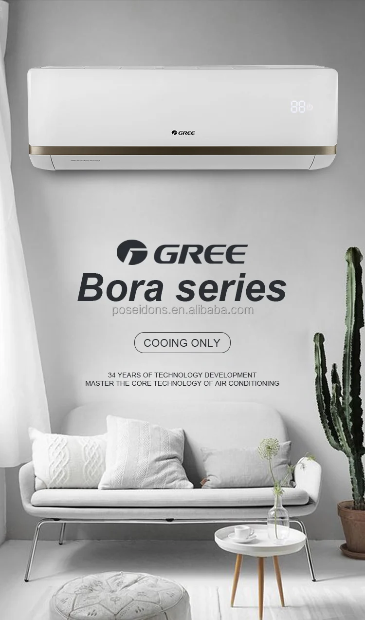 Gree Smart Split Air Conditioner 9000btu 12000btu 18000btu Ductless Ac Unit Cooling Only R32 3372