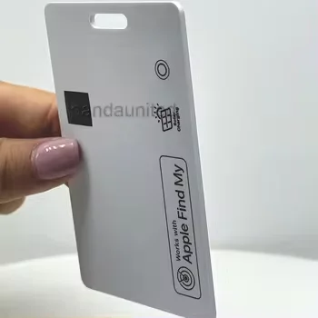 Customized Mfi Certified Android Find My Locator Waterproof Wireless Charging Air Card for Find Lost Wallet Luggage Passport