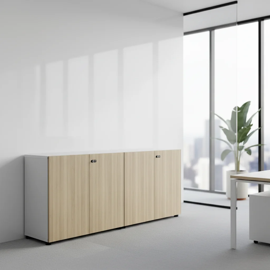Low Cabinet Single Door Storage Steel Frame Professional Home Office Filing System Modern Furniture 4