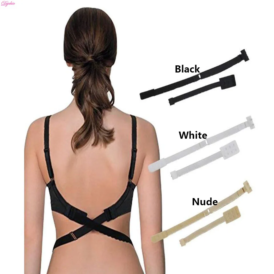 CLEAR Low Back Bra Strap Converter ONE SIZE - FULLY ADJUSTABLE