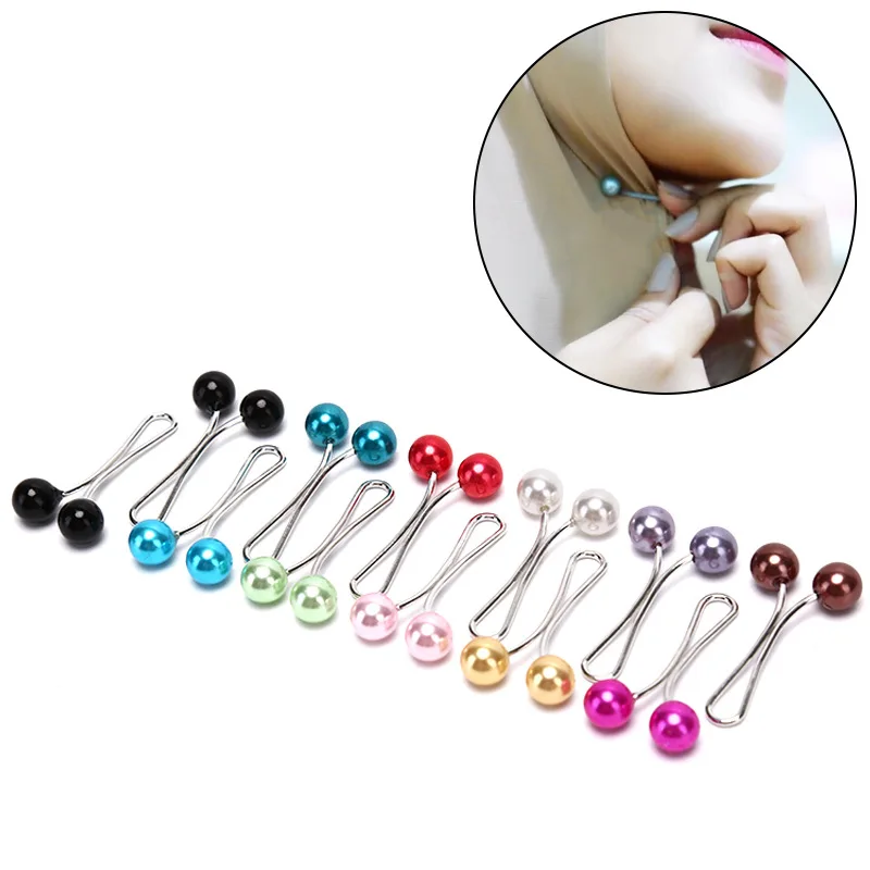 New 12 pcs Water Drop Arabic Muslim Epingle Hijab Pins For Scarf Pearl Clip  Pin Headscarf Shawl Scarf Accessories Lady Clips - Price history & Review