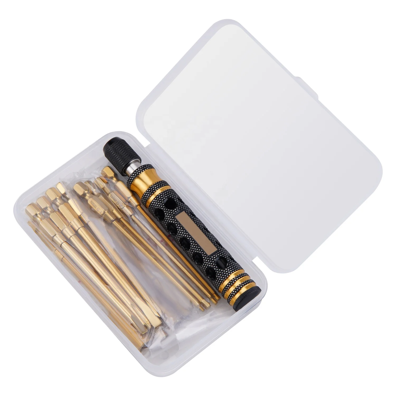 XJL OEM Screw Driver Tools - Gold Hexagon Set for RC Cars