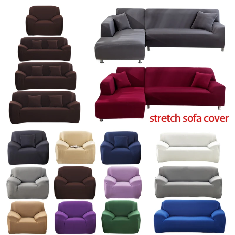 1 pcs Stretch Sofa Covers Elastic Protector Couch Cover All-inclusive Slipcovers 