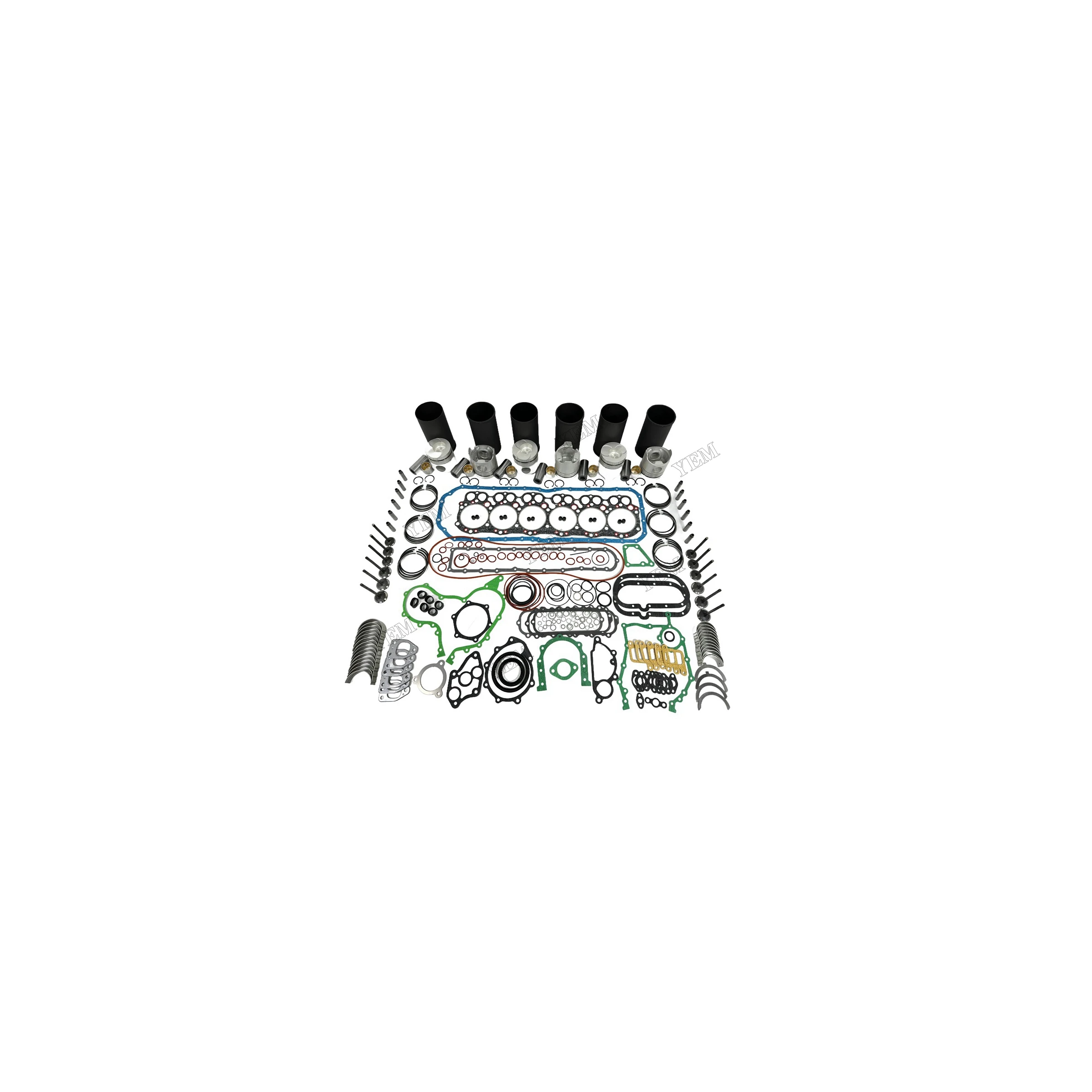 H06C Overhaul Kit With Valves Engine Repair Kit for Hino Genuine Engine Parts