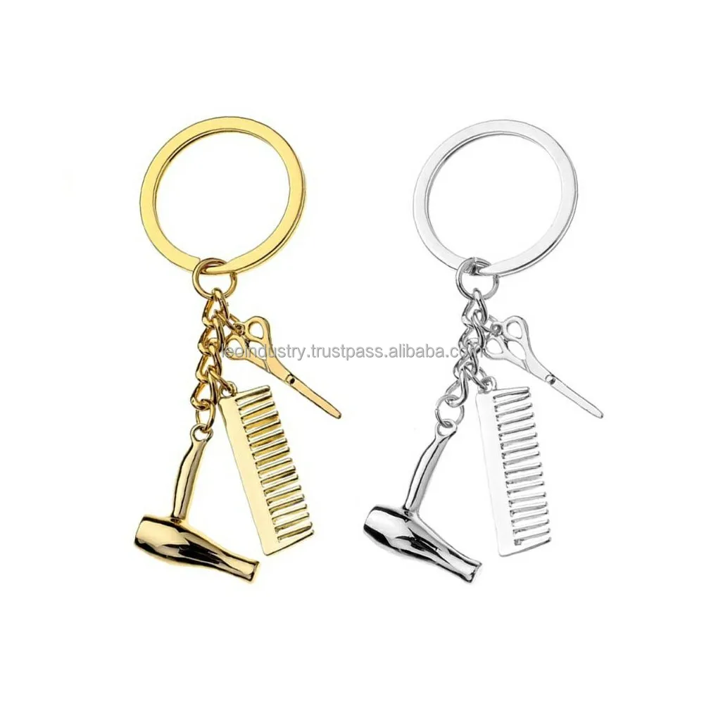 Straight razor Key Chain for Barber / Barber Keychain / Jewelry Keychain
