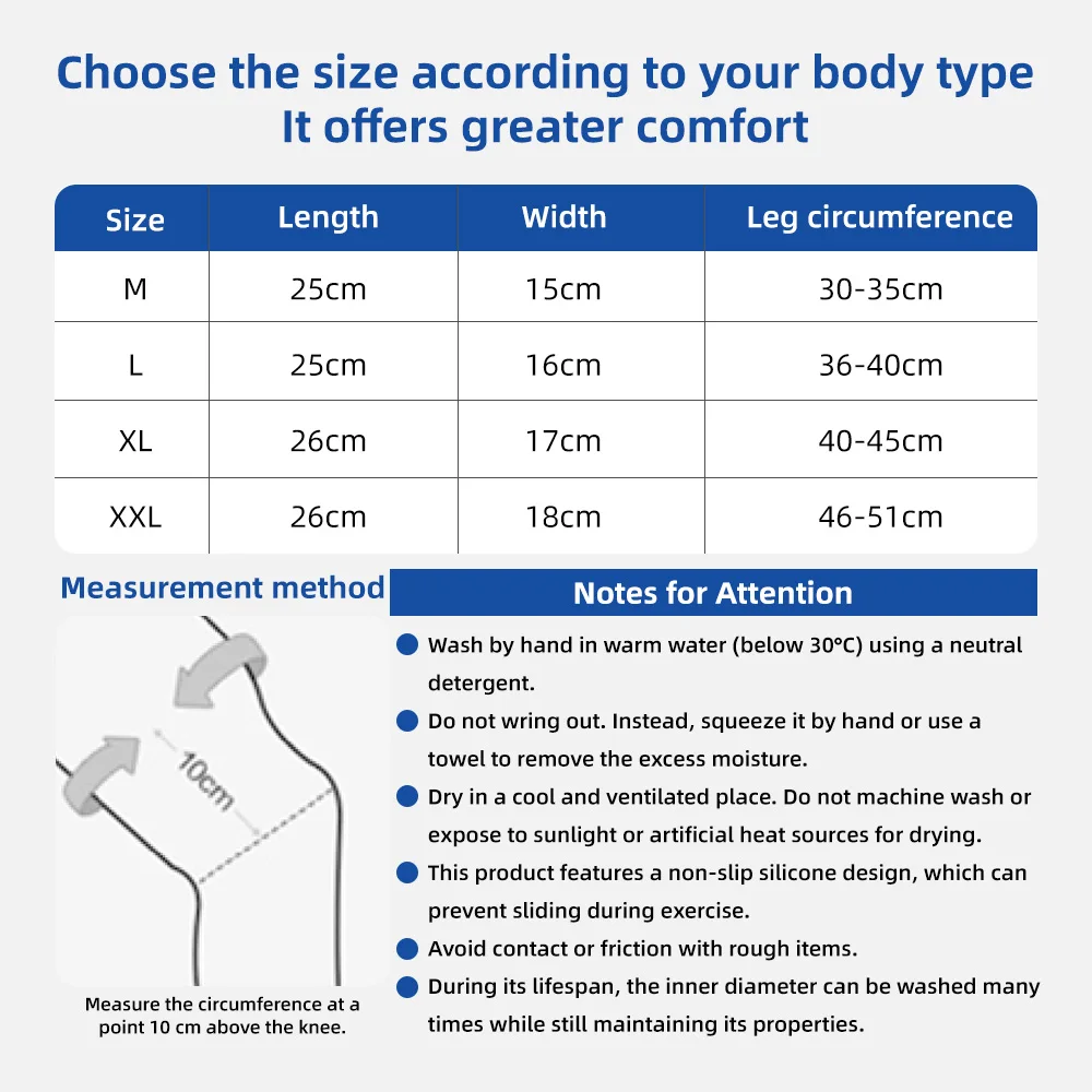 Non-Slip Compression Stockings with Silicone Band - product detail 5