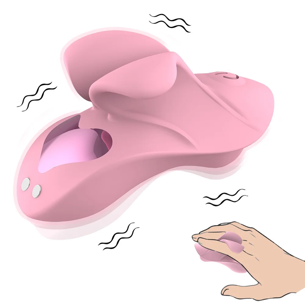 Female Mini Masturbator with 8-Frequency Vibrating Massage Teasing and Jumping Eggs Adult Sex Toy for Women