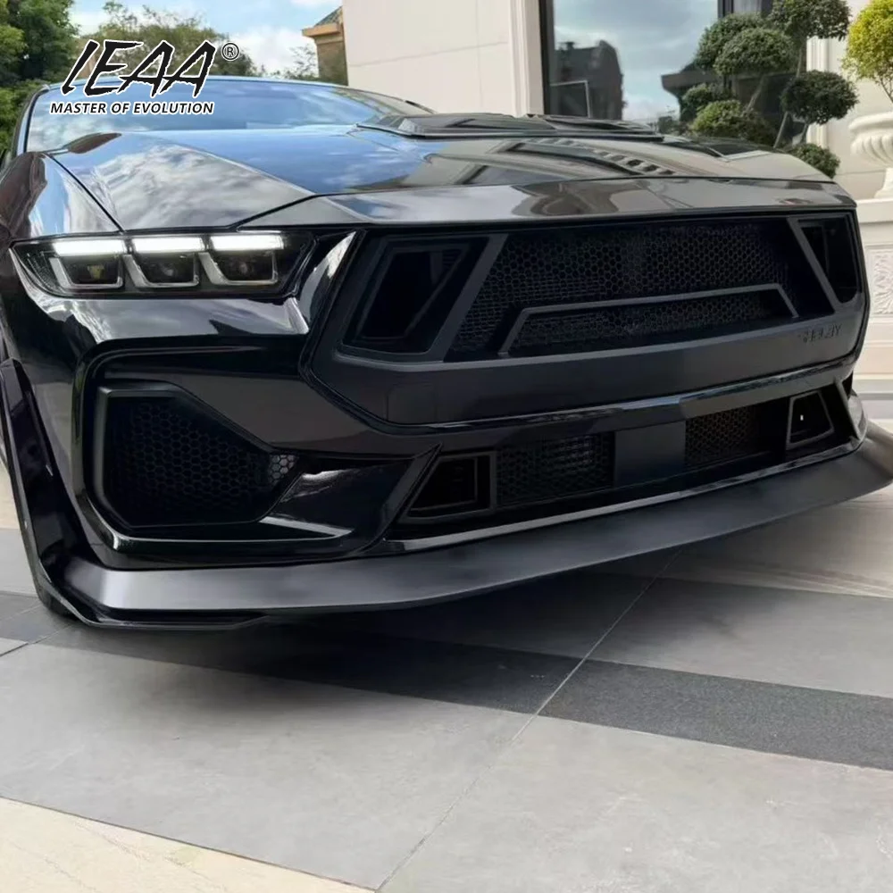product body kits 2024 shelby bodykit for ford mustang gt upgrade to shelby style body kit pp car accessories grille front lip-3