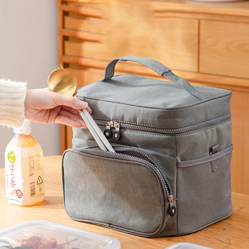 OEM Custom Reusable Portable Waterproof Soft Thermal Insulated Picnic Food Tote Pep Lunch Cooler Bag
