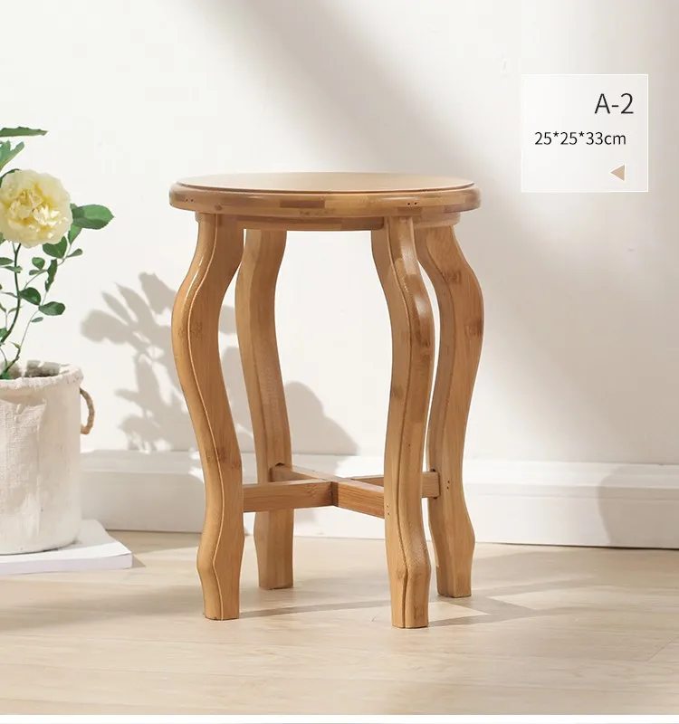 Экологически чистая мебель для гостиной в античном стиле, деревянный круглый стул