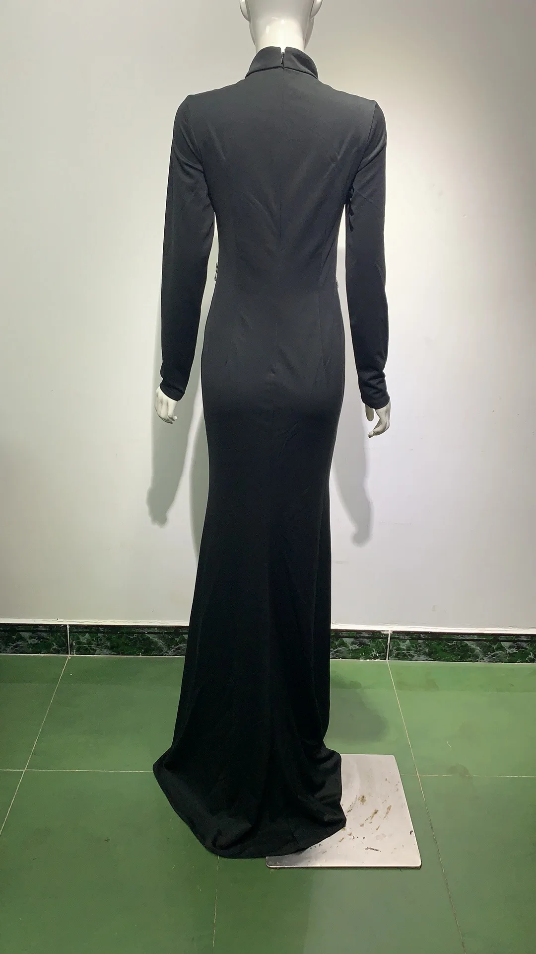 ED2092 2021 Bodycon Fishtail Evening Dress Sexy Party Dress Mesh Perspective Party Prom Evening Dress
