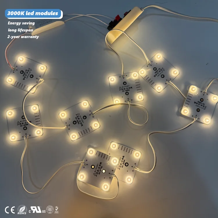 product environmental protection 220v high brightness blockchain diffuse reflection 4 led module led blockchains for ceiling light box-4