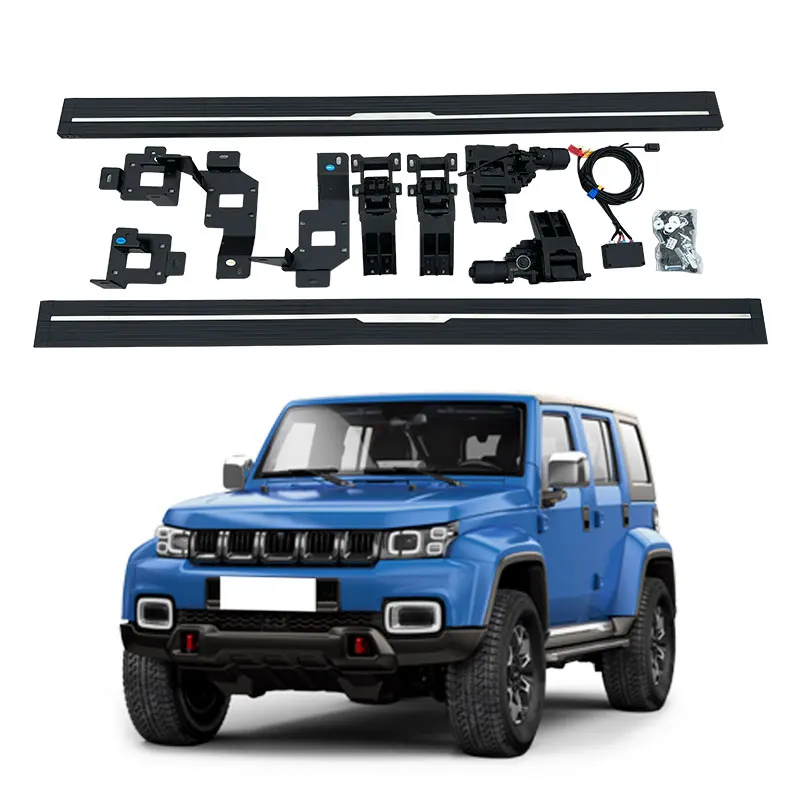Aluminum Alloy Auto Running Board Automatic Power Step for BAIC MOTOR BJ40  Foot Pedal 2 Door 4 Door Electric Side Step