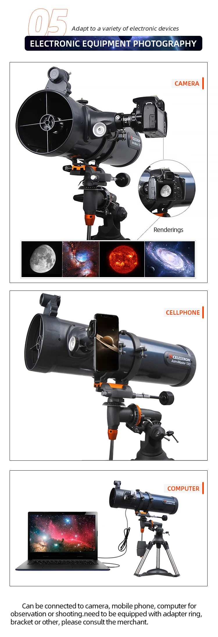 Binock Long Range Celestron 130eq A Telescope Price Professional