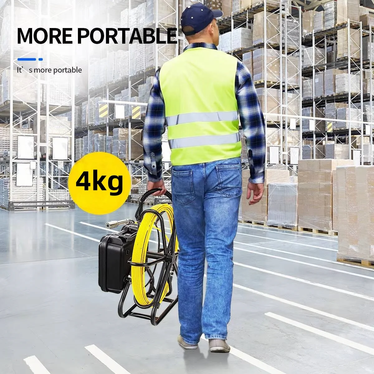 Sewer Camera 512Hz Locator 9Inch 1080P HD Screen with 16GB DVR Video Recording,Pipe inspection Camera 12 Adjustable LEDs for Sewer Line  supplier