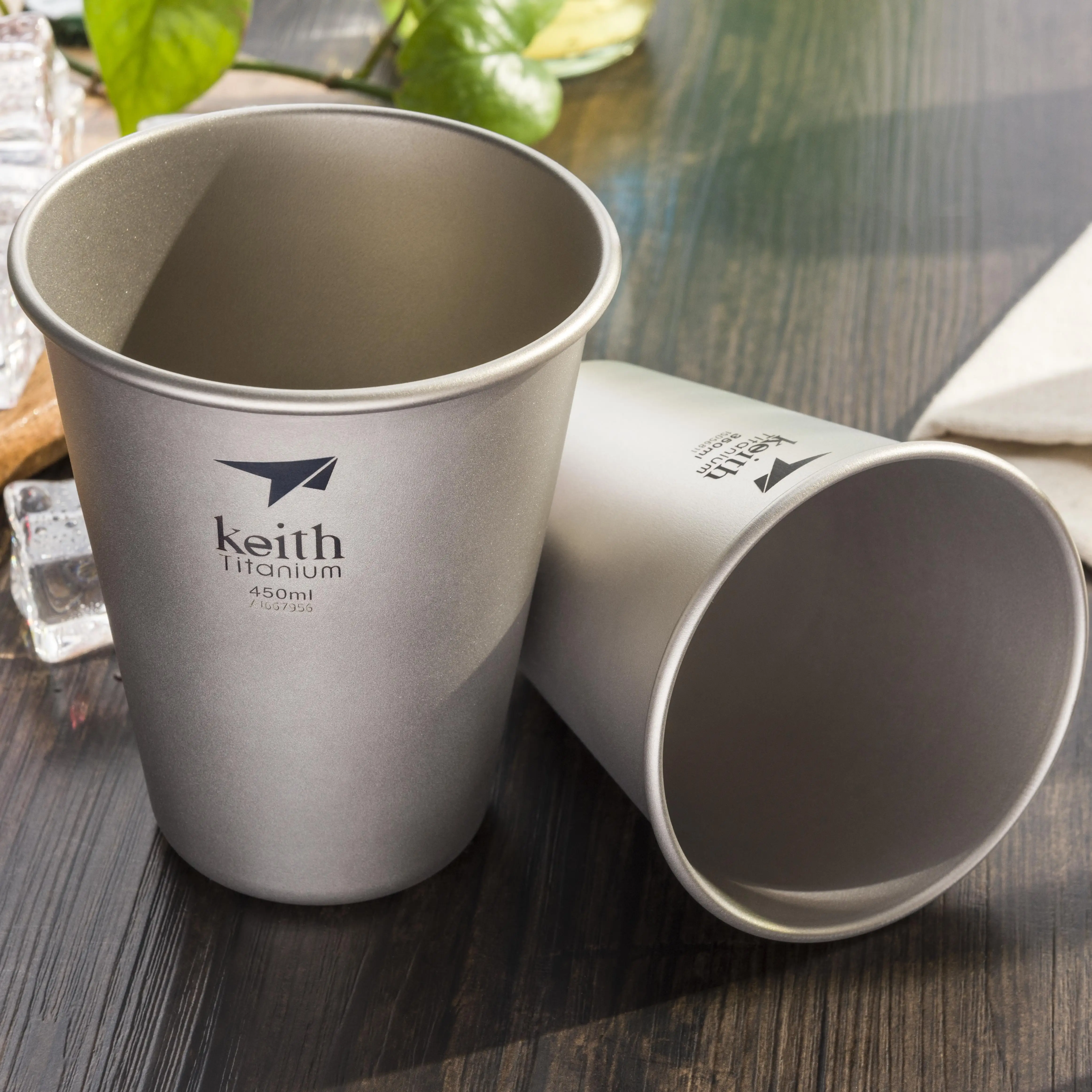 Keith 300ml/900ml Titanium Cup Outdoor Servies Camping Reizen