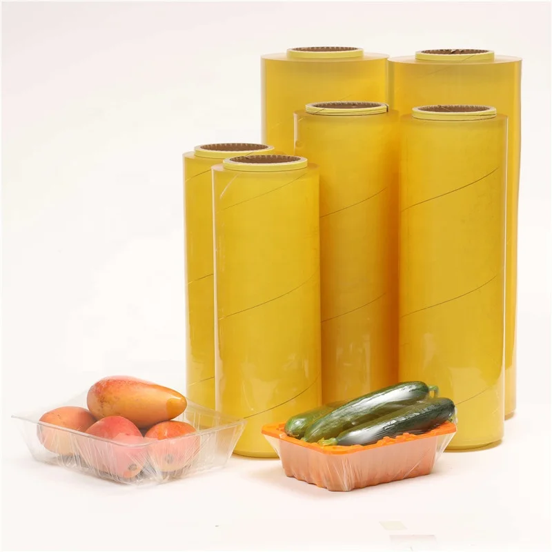 Green Packing Super Clear Wrap Film Pvc Lamination Stretch Cling Shrink