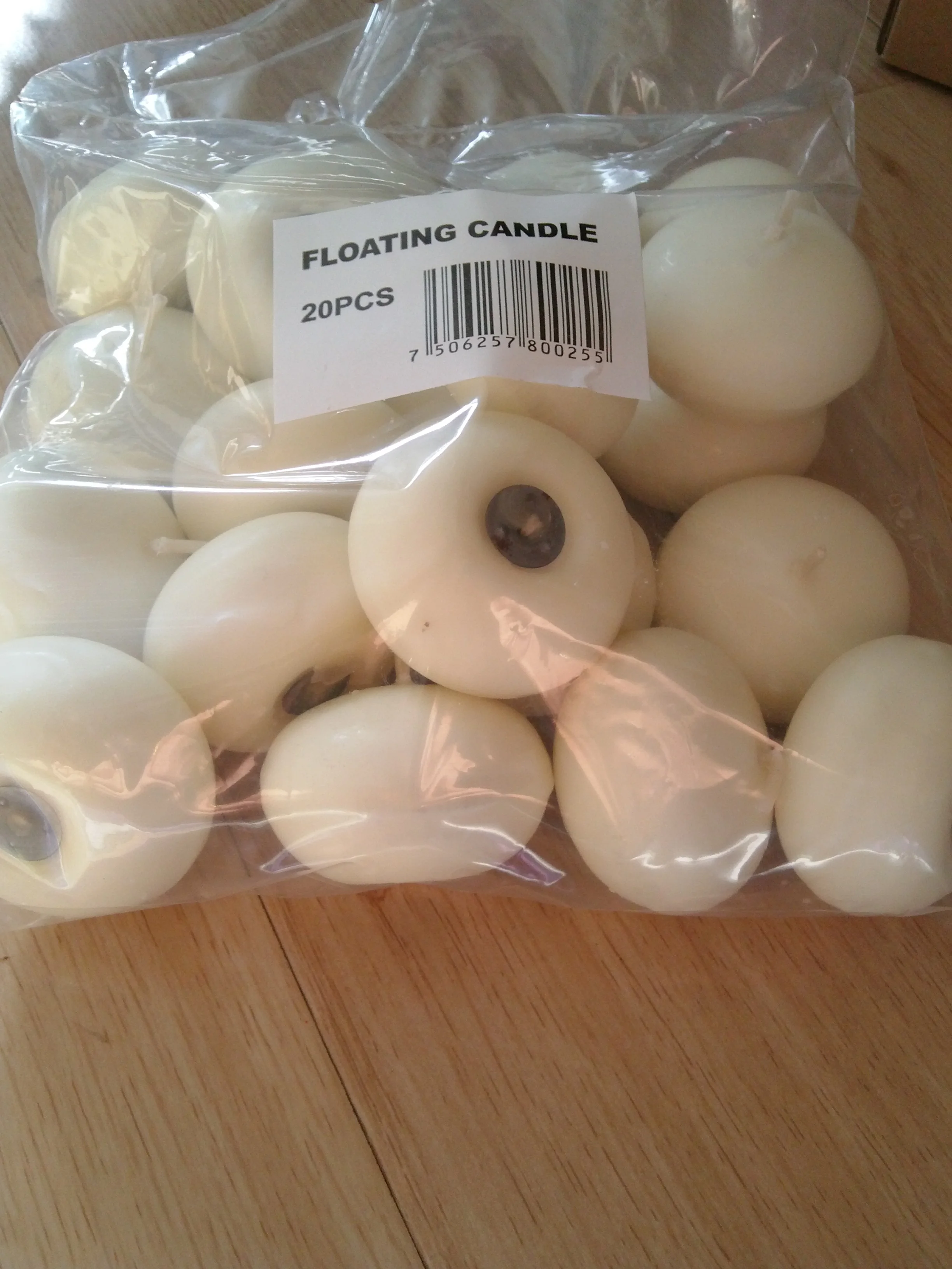 2024 Unscented Candle Party Use Floating and Burning in Water Candle Floating Candle