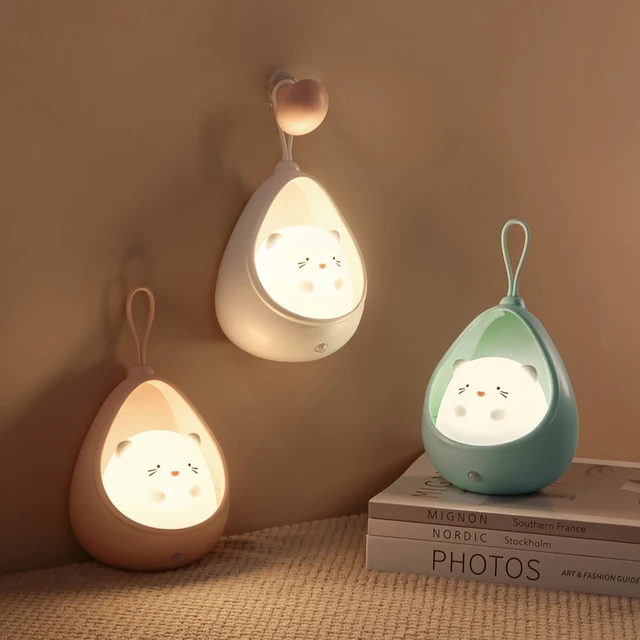 Factory Room Decor Animal Toddler Bunny Lamp Kids Cute Lamp Baby Silicone Night Light