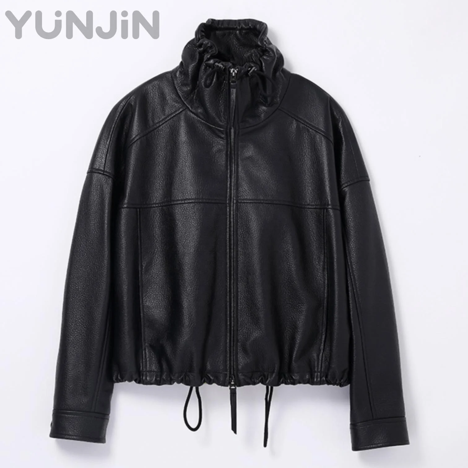 New Vintage Women's Genuine Leather Coat Natural Sheepskin