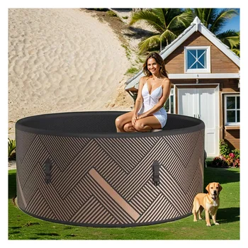 Wholesale Indoor Hot Tube Portable Air Bubble Massage DWF Inflatable Hot Tub for 2 4 6 Person Outdoor Spa or Camping