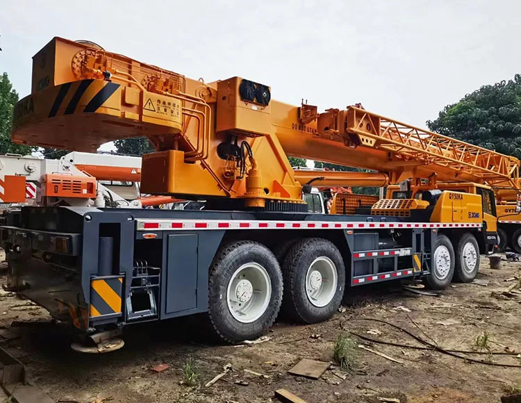 Truck Crane Used Crane 50 Ton To Remove Car Lifting 24m Engines Parts ...