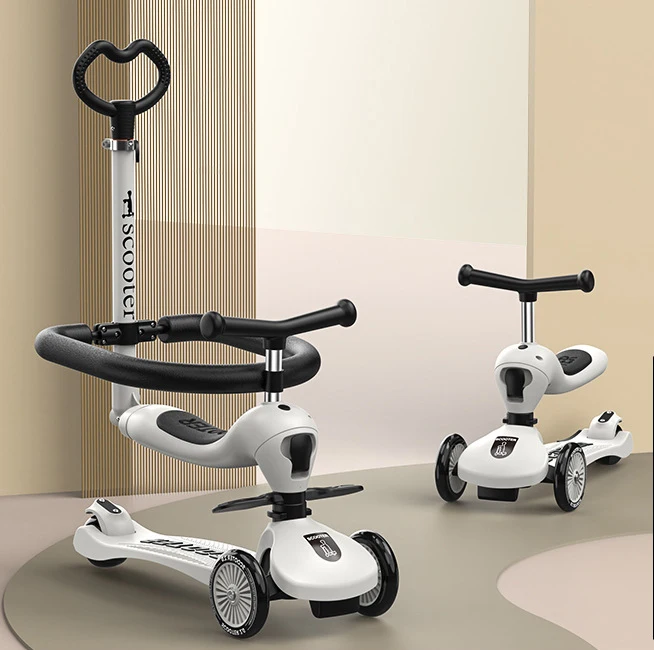 Многофункциональные 3 в 1 Детские скутеры для тренировки баланса, детский скутер