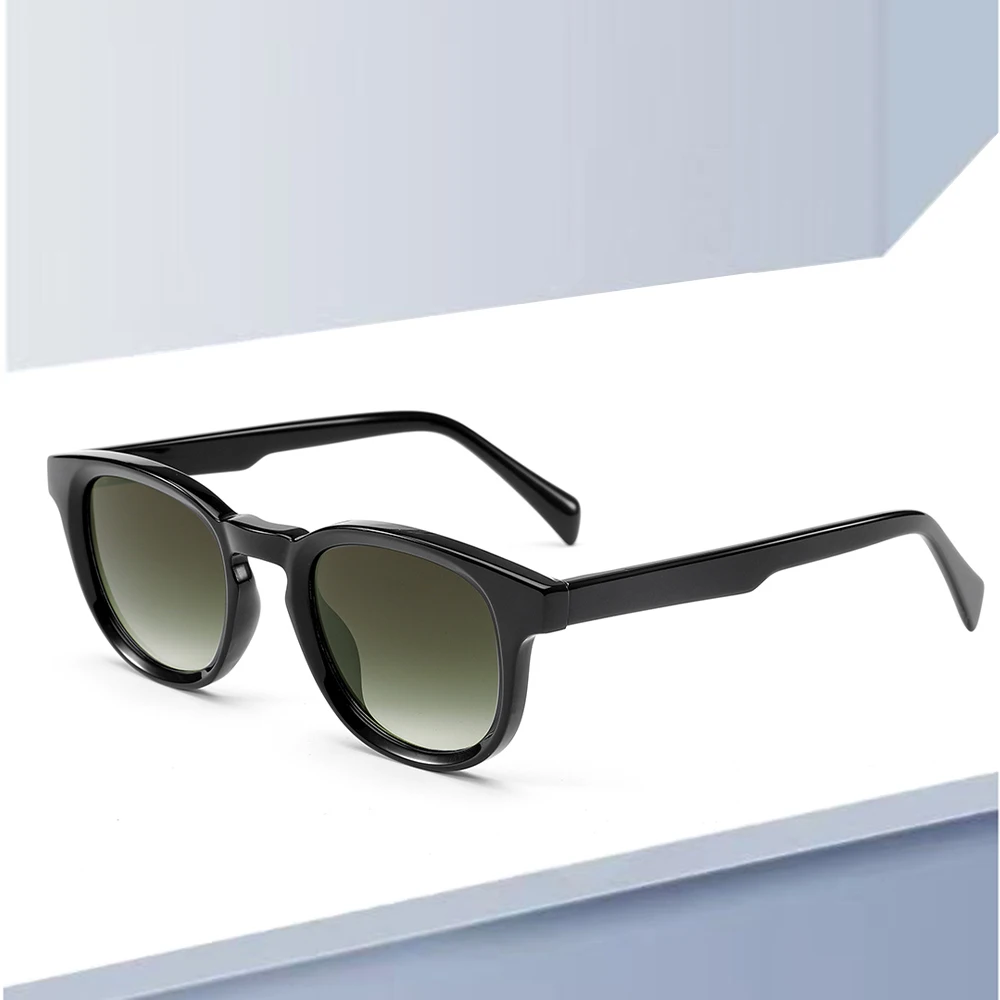 Lunettes de soleil carrées rétro à monture fine en acétate, unisexes, légères, confortables, élégantes et luxueuses._voghion.com