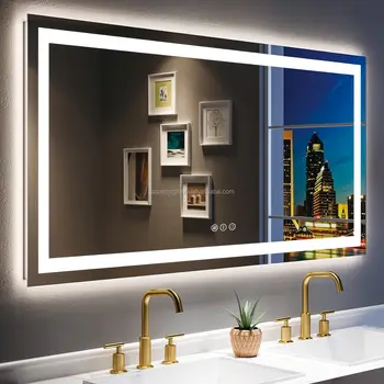 Wholesale Magic Gym Workout Full Size TV Mirror Bathroom Mirror Touch Screen Hotel Bath Smart Mirror Screen